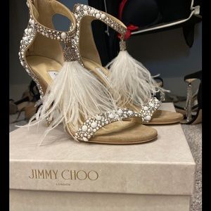 NEW Viola 100 Lance Crystal w/Ostrich Feathers